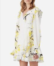 Aje Dress Size 8 - Mimosa Wrap Mini Dress Wattle Print RRP $495 BNWOT, used for sale  Shipping to South Africa