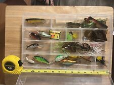 Clear Tackle Box with Fishing Lures for sale  Shipping to South Africa