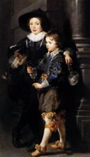 Impresionante pintura al óleo Peter Paul Rubens - Lienzo Albert y Nicolaas Rubens 36" segunda mano  Embacar hacia Mexico