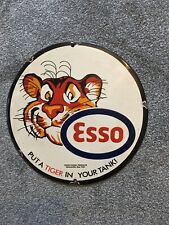 Esso enamel tiger for sale  CAMBERLEY