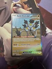 Pokémon TCG Sandy Shocks ex Paradox Rift 250/182 Holo Special Illustration Rare, used for sale  Shipping to South Africa