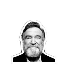 Usado, Robin Williams - Adesivo de vinil personalizado decalque laptop / armário de parede / luta livre comprar usado  Enviando para Brazil