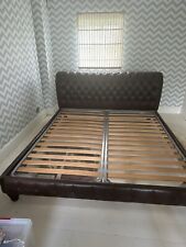 italian leather bed for sale  MACCLESFIELD
