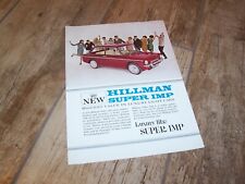 Prospectus brochure hillman d'occasion  Mitry-Mory