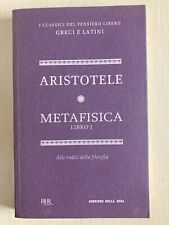 Aristotele metafisica libro usato  Palermo