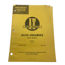 Service allis chalmers for sale  Shipping to Ireland