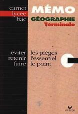 Geographie terminale memo d'occasion  France