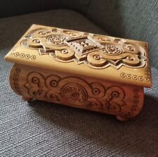 Wood carved jewelry for sale  MANCHESTER