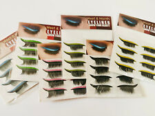 Used, Reusable Eyeliner / Eyelash Stickers Glitter Waterproof 6 New packs assorted for sale  Shipping to South Africa