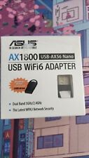 ASUS Dual-Band WiFi 6 AX1800 USB Network Adapter USB-AX56 Nano (No Diver USB) for sale  Shipping to South Africa