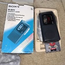 Sony microcassette recorder for sale  NEATH