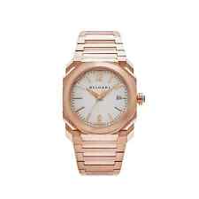 Relógio masculino BVLGARI Octo automático 102318 ouro rosa mostrador prata comprar usado  Enviando para Brazil