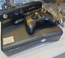 Console Xbox 360 Slim preto 250gb com conexões de controle e Kinect comprar usado  Enviando para Brazil