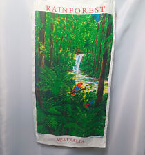 Vintage Cotton Table Runner Wall Hanging Rainforest Australia HEIL segunda mano  Embacar hacia Argentina