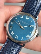 Reloj Girard Perregaux Gyromático Vintage Esfera Azul Acero Para Hombre 34mm segunda mano  Embacar hacia Mexico