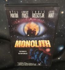 Monolith (1993) Big Box Ex-Rental VHS Tape - SCI FI - Bill Paxton, John hurt na sprzedaż  Wysyłka do Poland