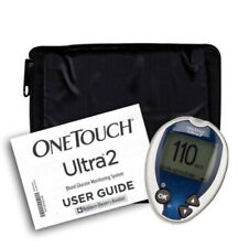 One Touch Ultra 2 Glucose Meter Monitor Glucometer With Generic Carrying Case for sale  Shipping to South Africa