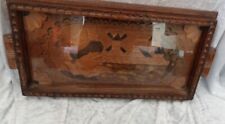 Antique Breton Carved Wooden Tray, used for sale  Shipping to South Africa