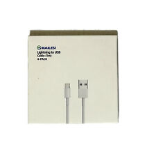 Pacote com 2 - Apple iPhone carregador de cabo relâmpago para cabo de carregamento USB 3 pés comprar usado  Enviando para Brazil