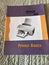 Epson Stylus Color 440 Computer Printer Basics Book And Software for sale  Shipping to South Africa