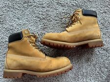 Botas masculinas Timberland TB010061 6"" premium trigo nobuck 9,5 amarelo BOM!!!!, usado comprar usado  Enviando para Brazil