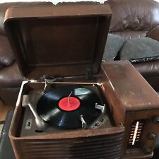 Antique Philco AM Radio Record Player Wood Case, Model 46-1203, used for sale  Shipping to South Africa