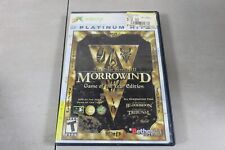 Elder Scrolls III: Morrowind - Game of the Year Edition -Platinum Hits NO Map, used for sale  Shipping to South Africa