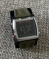 Usado, Autêntico Luxo HUGO BOSS LARANJA Mostrador Digital Relógio de Borracha Verde RRP $150 comprar usado  Enviando para Brazil