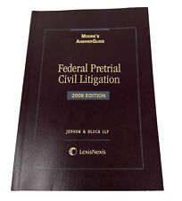 Litigios civiles previos al juicio federal, edición 2009 (Moore's AnswerGuide) segunda mano  Embacar hacia Argentina