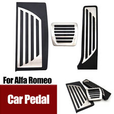Usado, Pedal de freio a gás apoio para os pés carro aço inoxidável anti prata para Alfa Romeo Giulia comprar usado  Enviando para Brazil