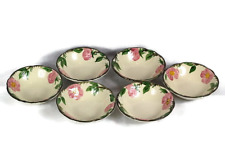 Franciscan Earthenware Set of 6 Round Desert Rose Small Fruit/Dessert Bowl 6" for sale  Shipping to South Africa