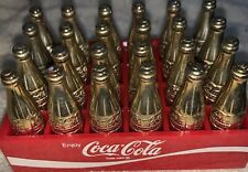 Usado, Años 70 Coca-Cola Mini Miniatura Rojo Plástico 24 Botella de Oro Estuche Exhibición Juguete segunda mano  Embacar hacia Argentina