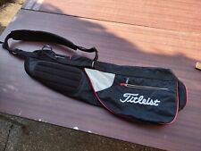 Titleist Sunday Golf Bag Travel Poratable Folds-up Single Strap Lightweight  for sale  Shipping to South Africa