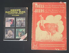 2 Books: South Africa Kruger National Park Guide 1989 & Birds 1962 Eng/Afrikaans for sale  Shipping to South Africa
