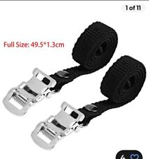 Used, Nylon TOE STRAPS - Pedal Bike Bicycle Spin Exercise Cycle Gym Heavy Duty for sale  Shipping to South Africa