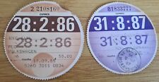 1980 tax discs for sale  WAKEFIELD