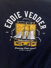 Camisa pequena Eddie Vedder 2019 Ohana Festival azul marinho amarela mala Pearl Jam comprar usado  Enviando para Brazil