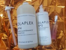 Olaplex No 4 Bond Maint. Shampoo  67.62oz  SEALED WITH PUMP PLUS NO.5 COND. 33oz, used for sale  Shipping to South Africa