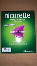 Nicorette inhalator 36cartridg for sale  LONDON