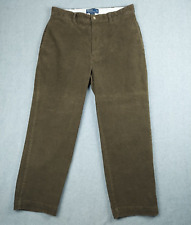 Calça masculina RALPH LAUREN POLO Philip Cords veludo marrom Chinos 36X30 (ato 35x29 comprar usado  Enviando para Brazil