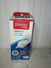 Playtex Baby VentAire Anti-Colic Anti-Reflux Wide Bottle - 6OZ 0M+ Slow Flow New for sale  Shipping to South Africa