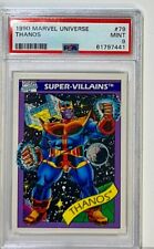 Usado, 1990 Impel Marvel Universe Super-Villains Thanos #79 tarjeta de novato radiocontrol PSA 9 como nueva segunda mano  Embacar hacia Argentina
