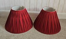 red lamp shades for sale  CHELMSFORD