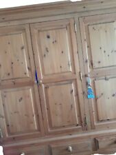 Solid pine wardrobe for sale  HOCKLEY