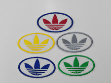 Parche bordado para coser estilo Adidas 8/4 cm adorno ropa personalizada , usado comprar usado  Enviando para Brazil