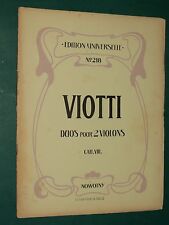 Partitions violons duos usato  Spedire a Italy