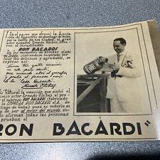CARTÃO POSTAL RARO RON BACARDI 1922 com ator espanhol ERNESTO VILCHEZ com garrafa de vime comprar usado  Enviando para Brazil