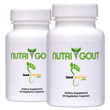 2 frascos de suplemento para redução de ácido úrico e gota NutriGout da GoutandYou.com comprar usado  Enviando para Brazil