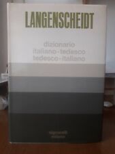 Langenscheidt dizionario itali usato  Torino