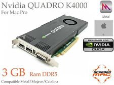  Nvidia Quadro K4000 3GB DDR5 for Mac Pro, Metal 4k Mojave Catalina  SONOMA, używany na sprzedaż  Wysyłka do Poland